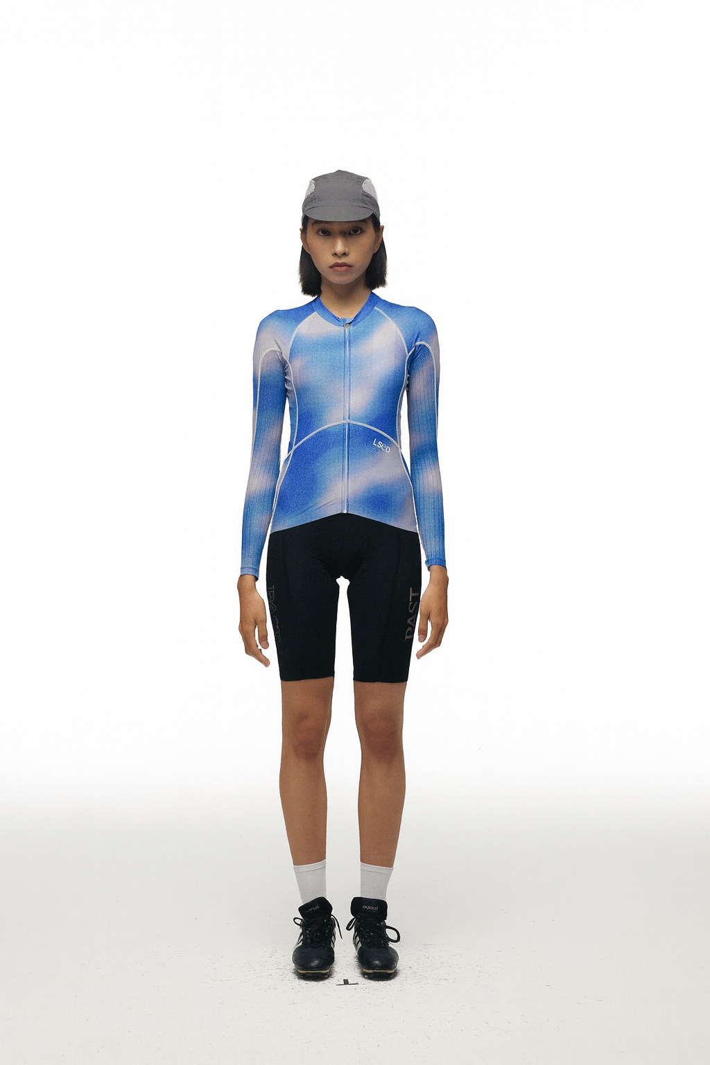 Women's Long Sleeve Timelapse Jersey (Blue)