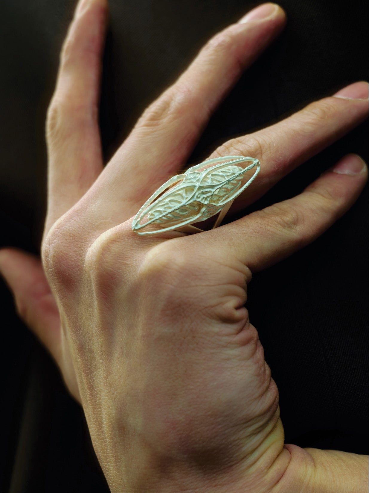 Mirror Jellyfish Ring