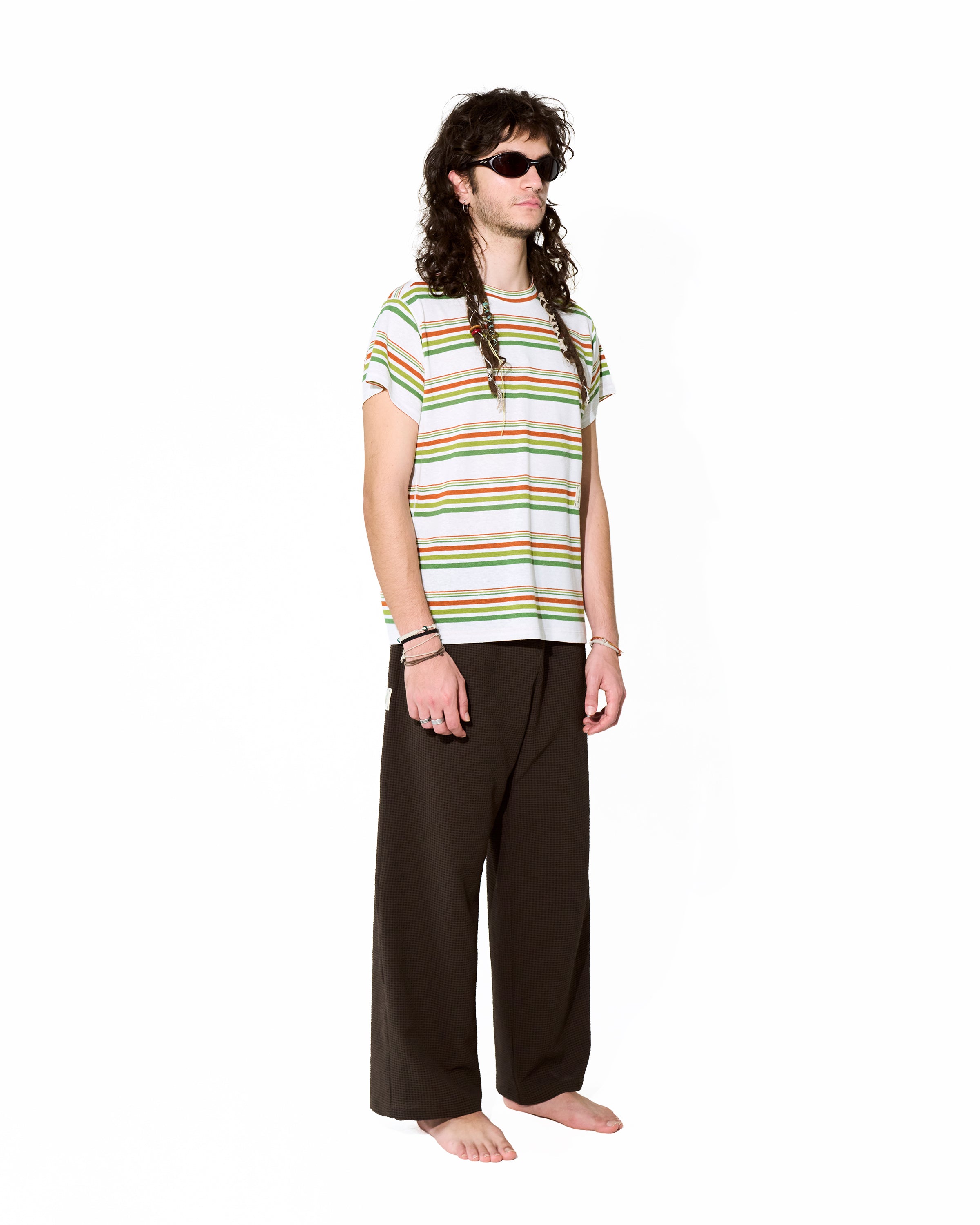 LIVITY in Comfort-DryaHEMP™ Recovery Stripe Tee