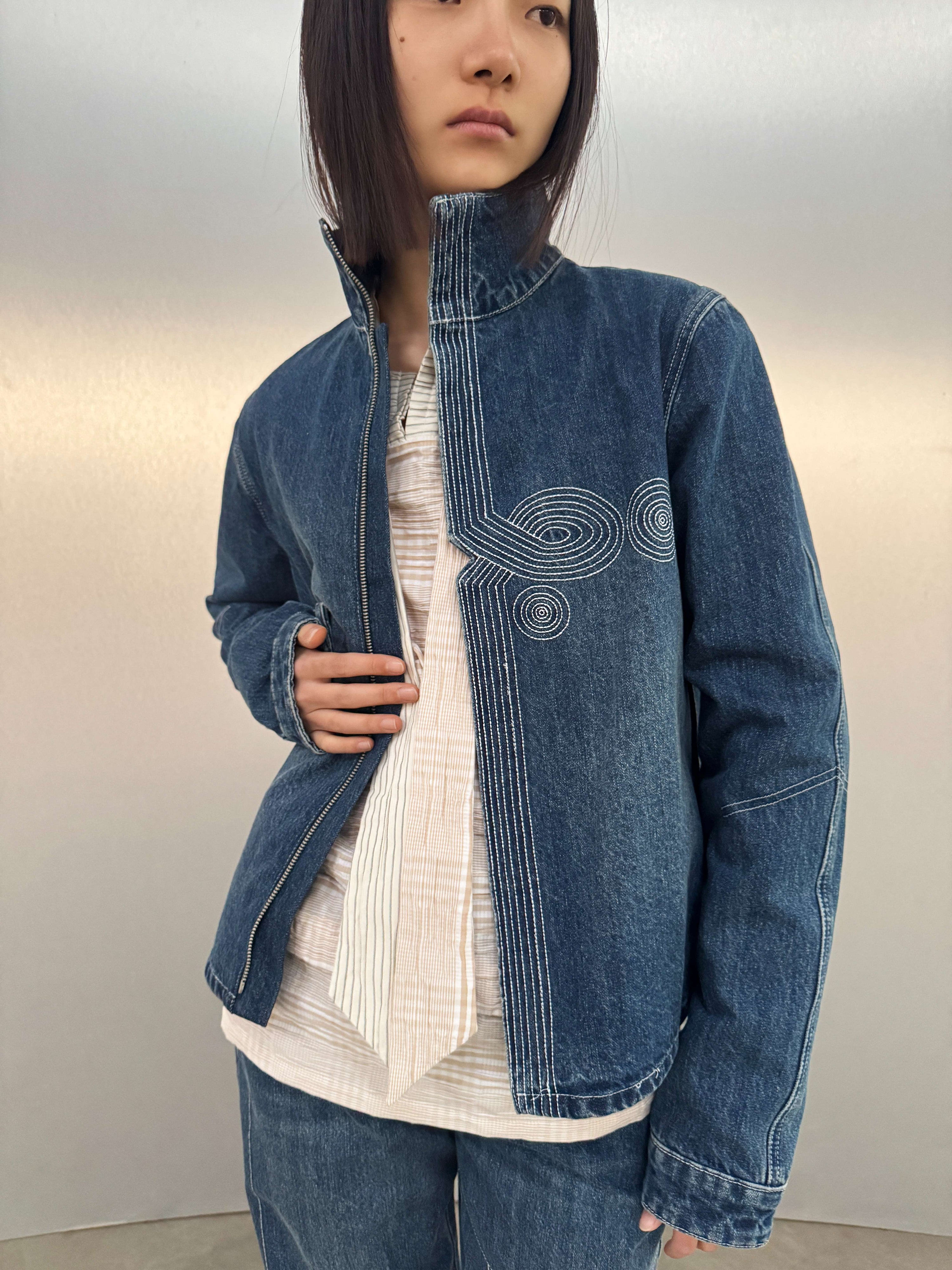 Agdal Geometry Denim