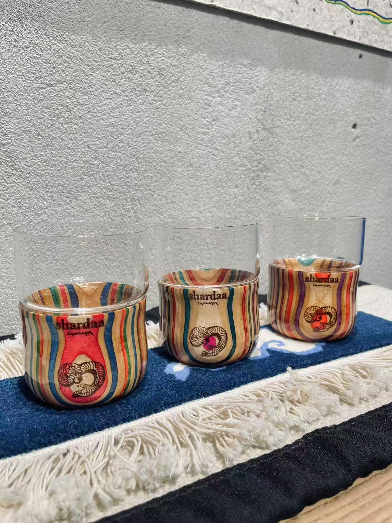 Upcycled Skateboard Glass Cup