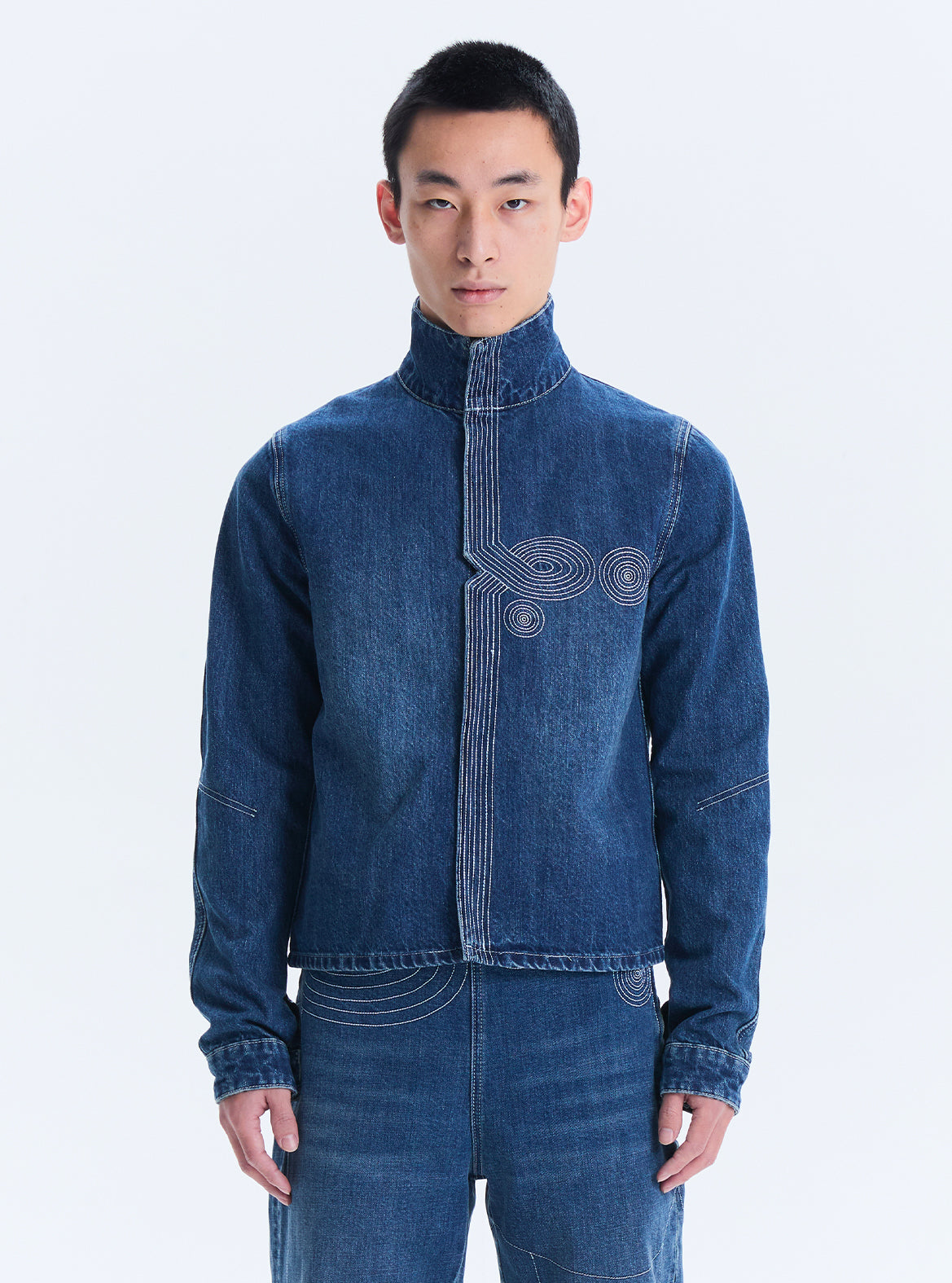 Agdal Geometry Denim