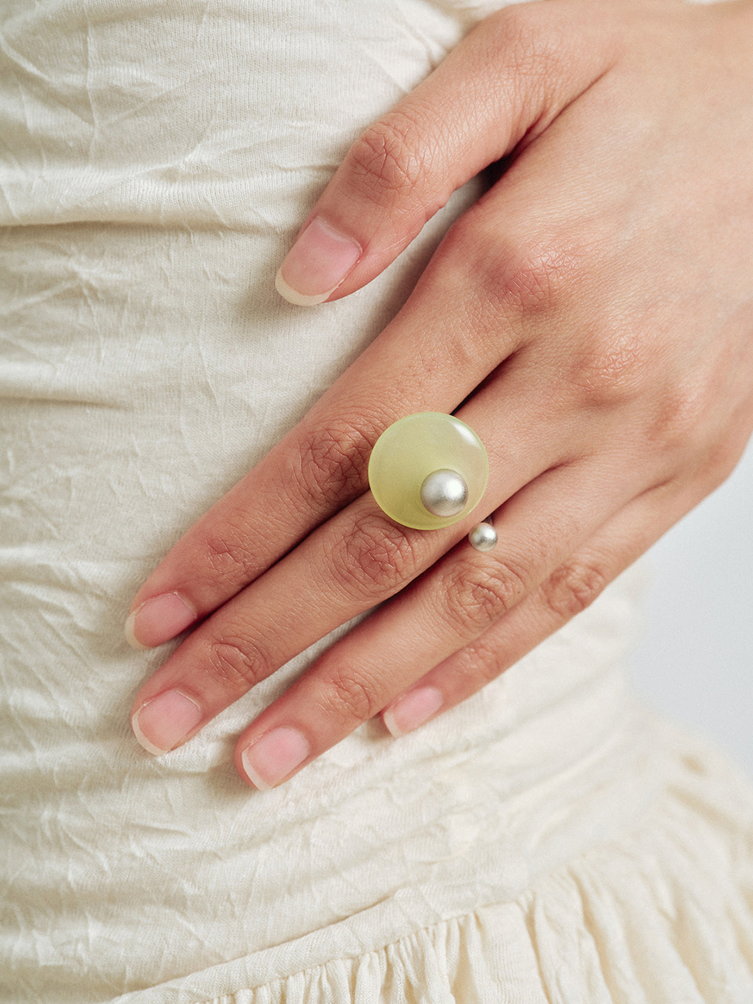 Agate Open Ring
