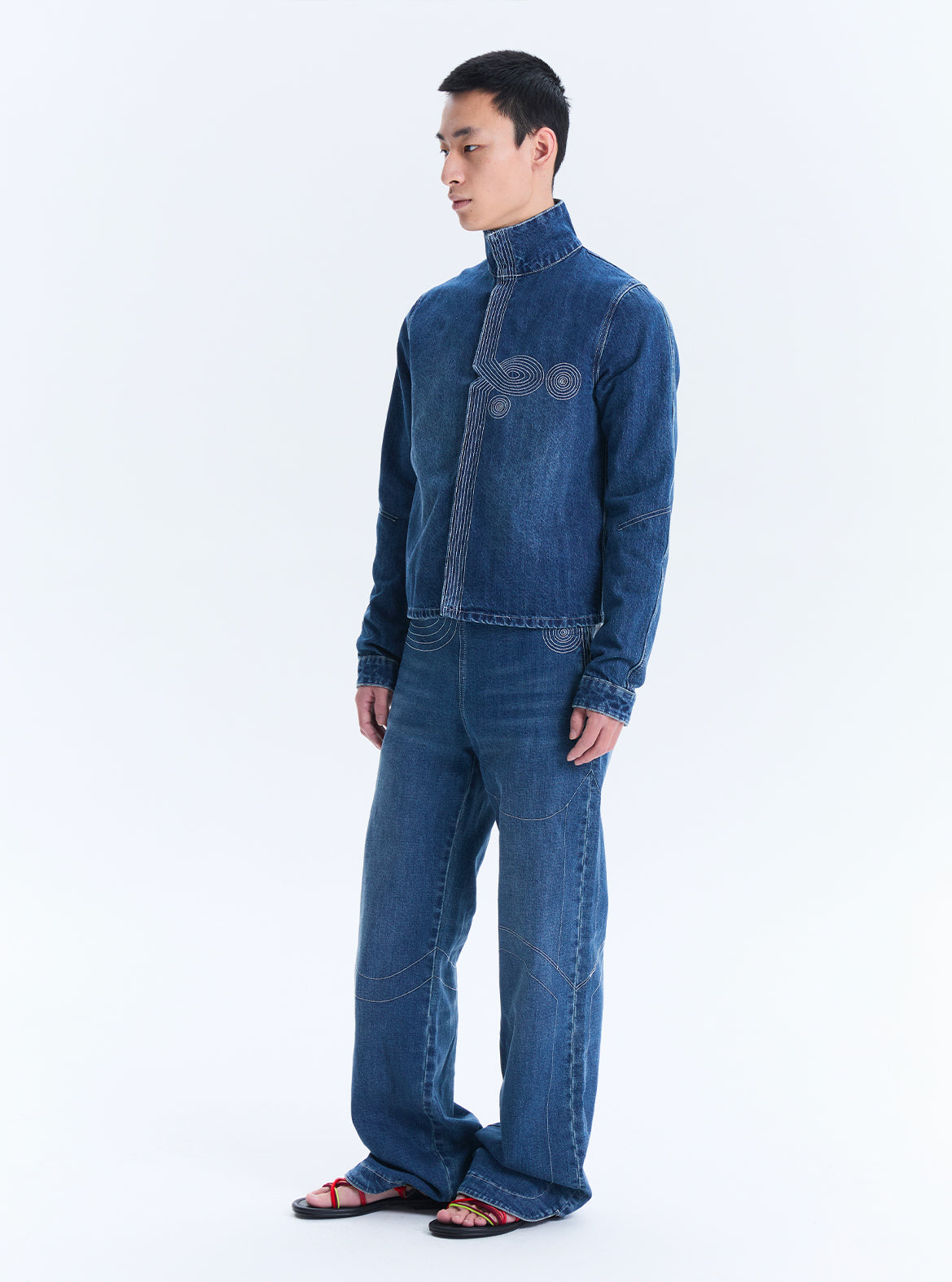 Agdal Geometry Denim
