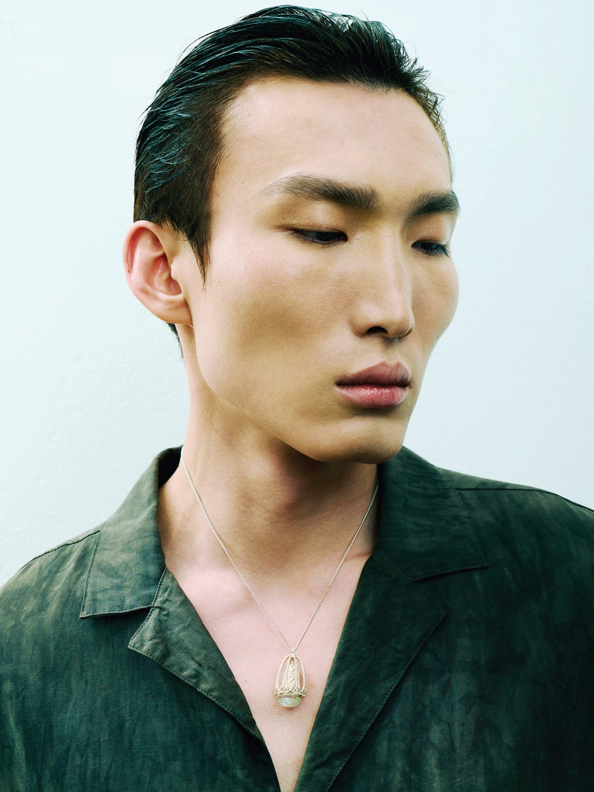 Mirror Jellyfish Necklace