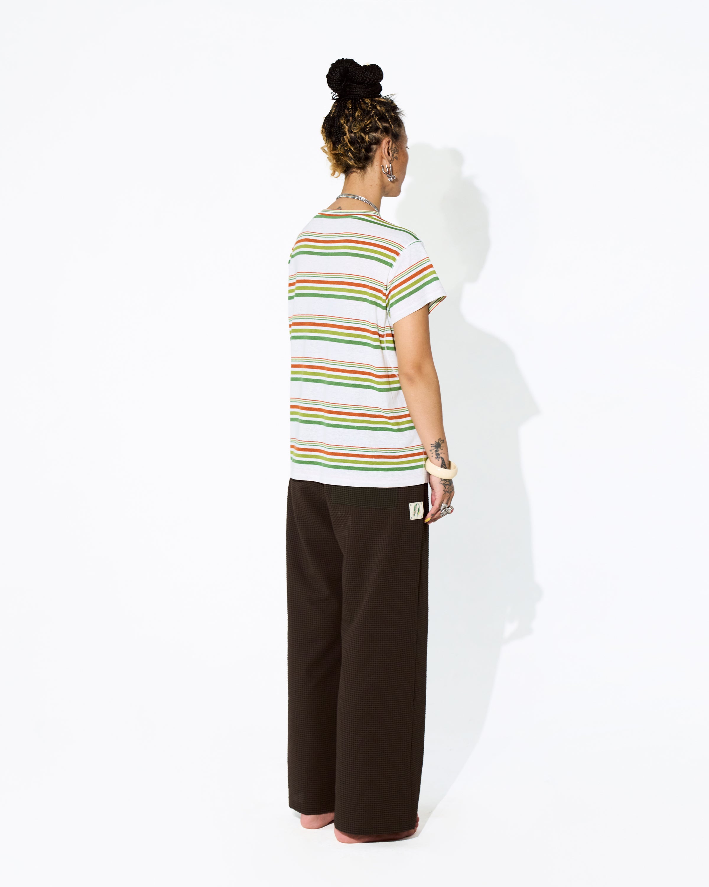 LIVITY in Comfort-DryaHEMP™ Recovery Stripe Tee