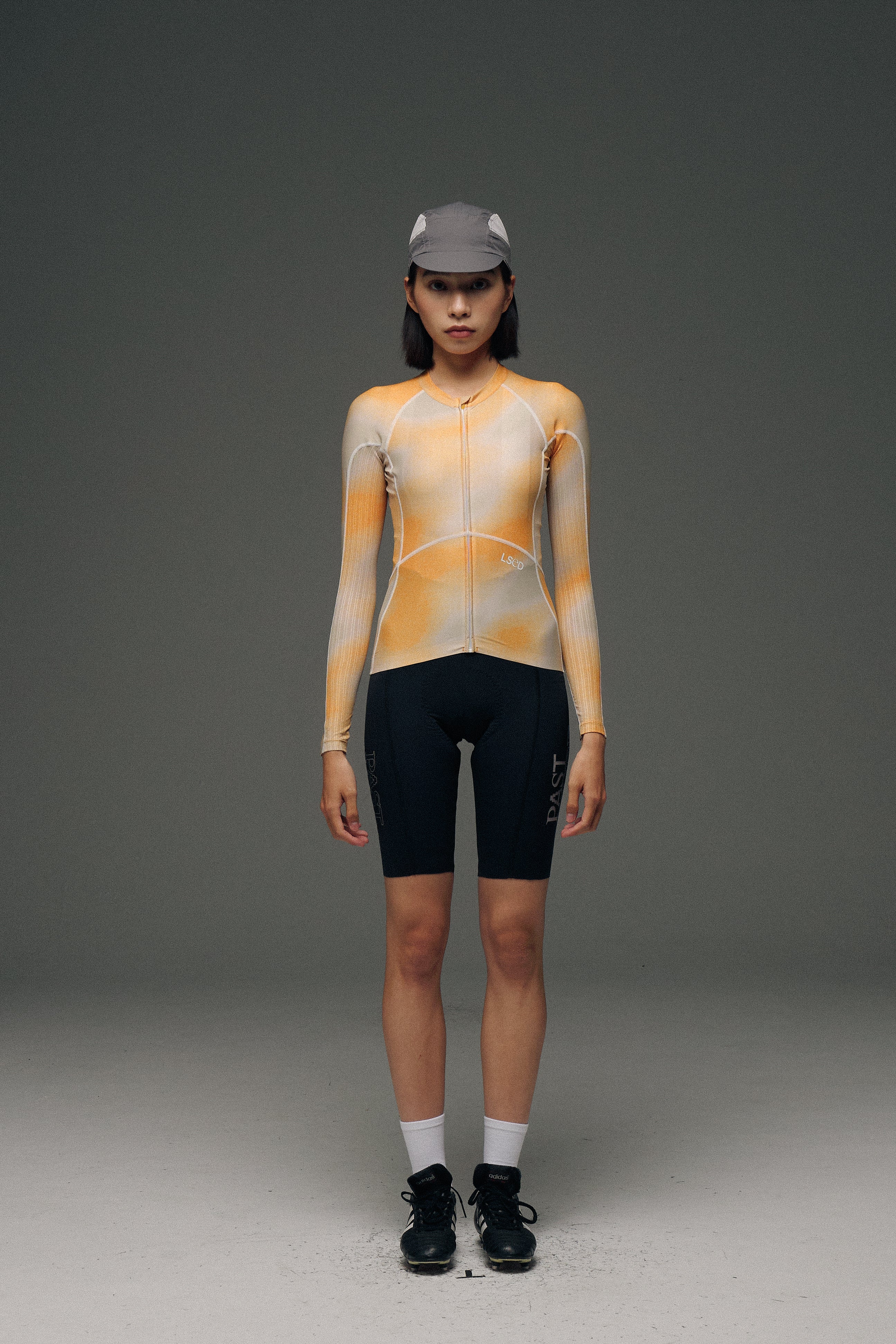 Women's Long Sleeve Timelapse Jersey (Orange)