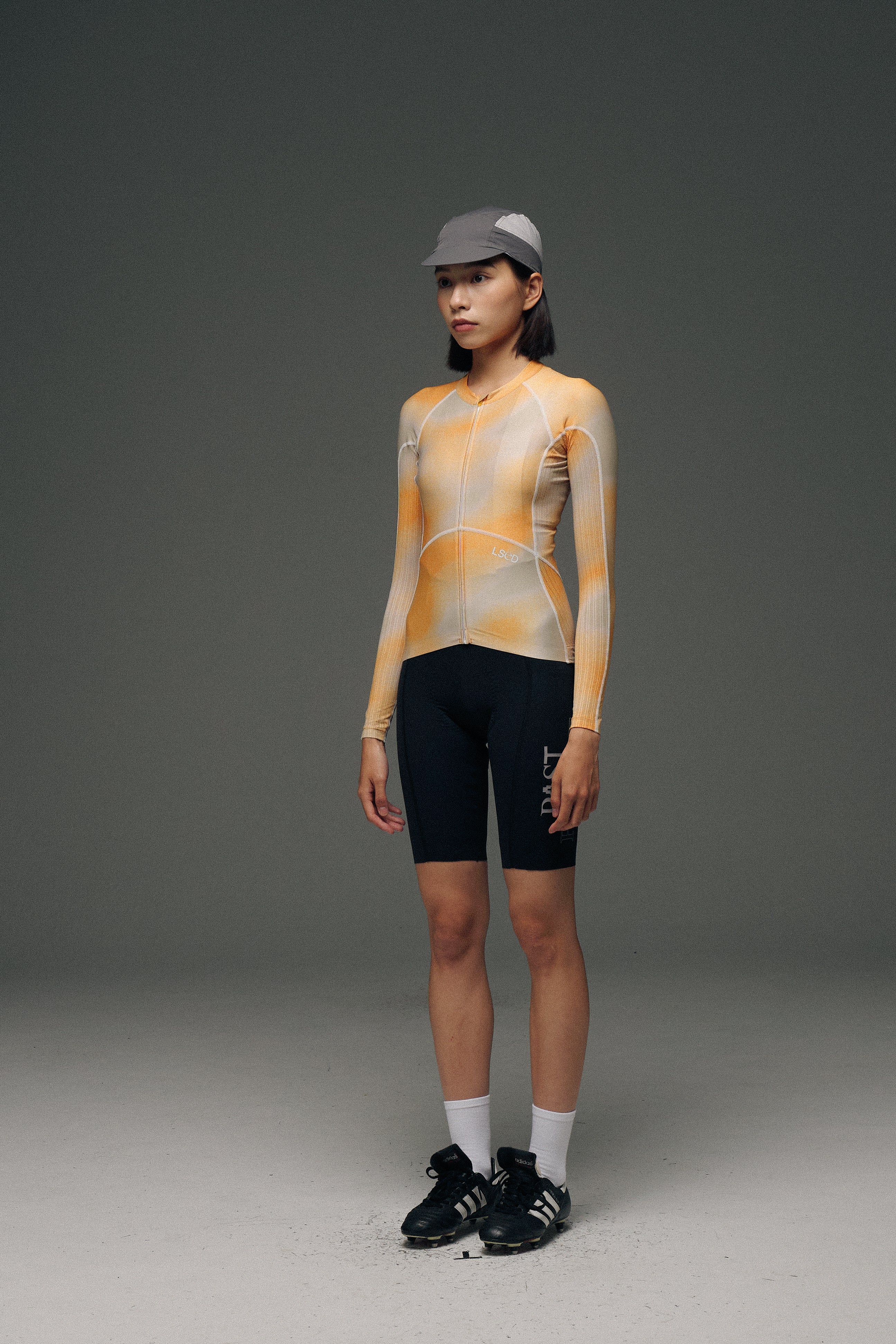 Women's Long Sleeve Timelapse Jersey (Orange)