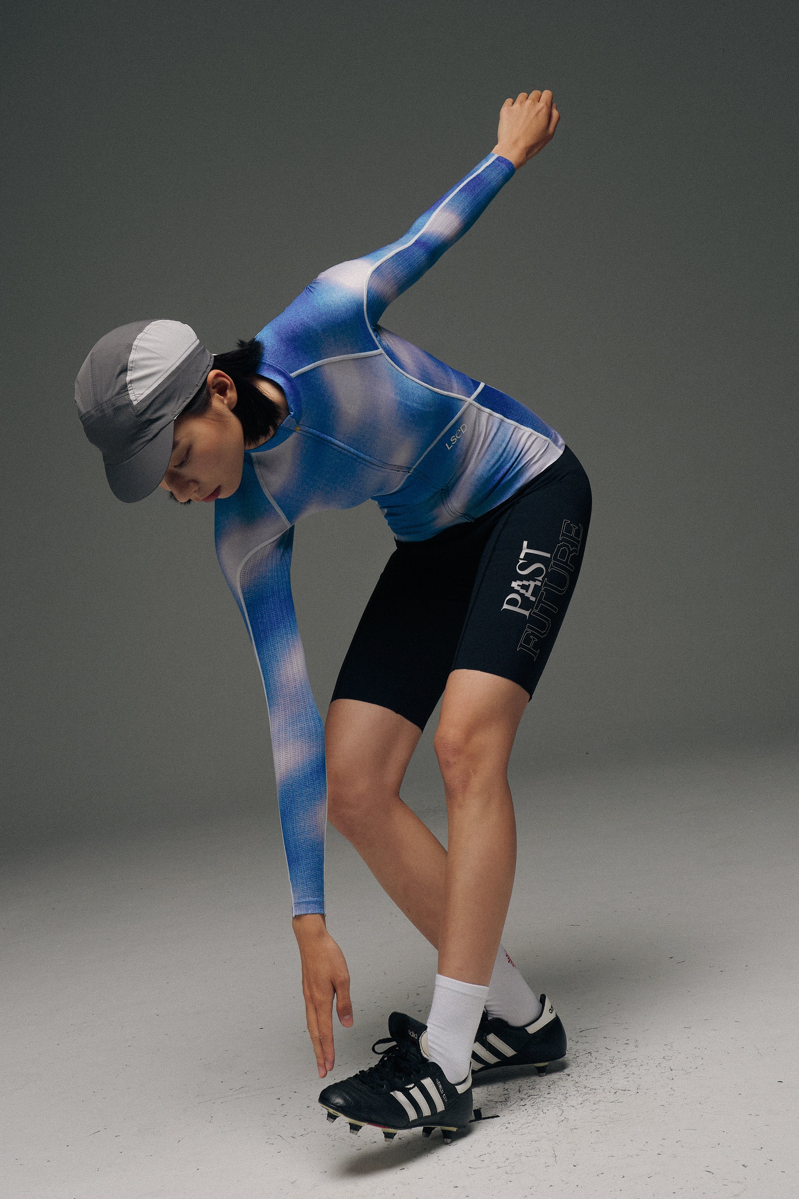 Women's Long Sleeve Timelapse Jersey (Blue)