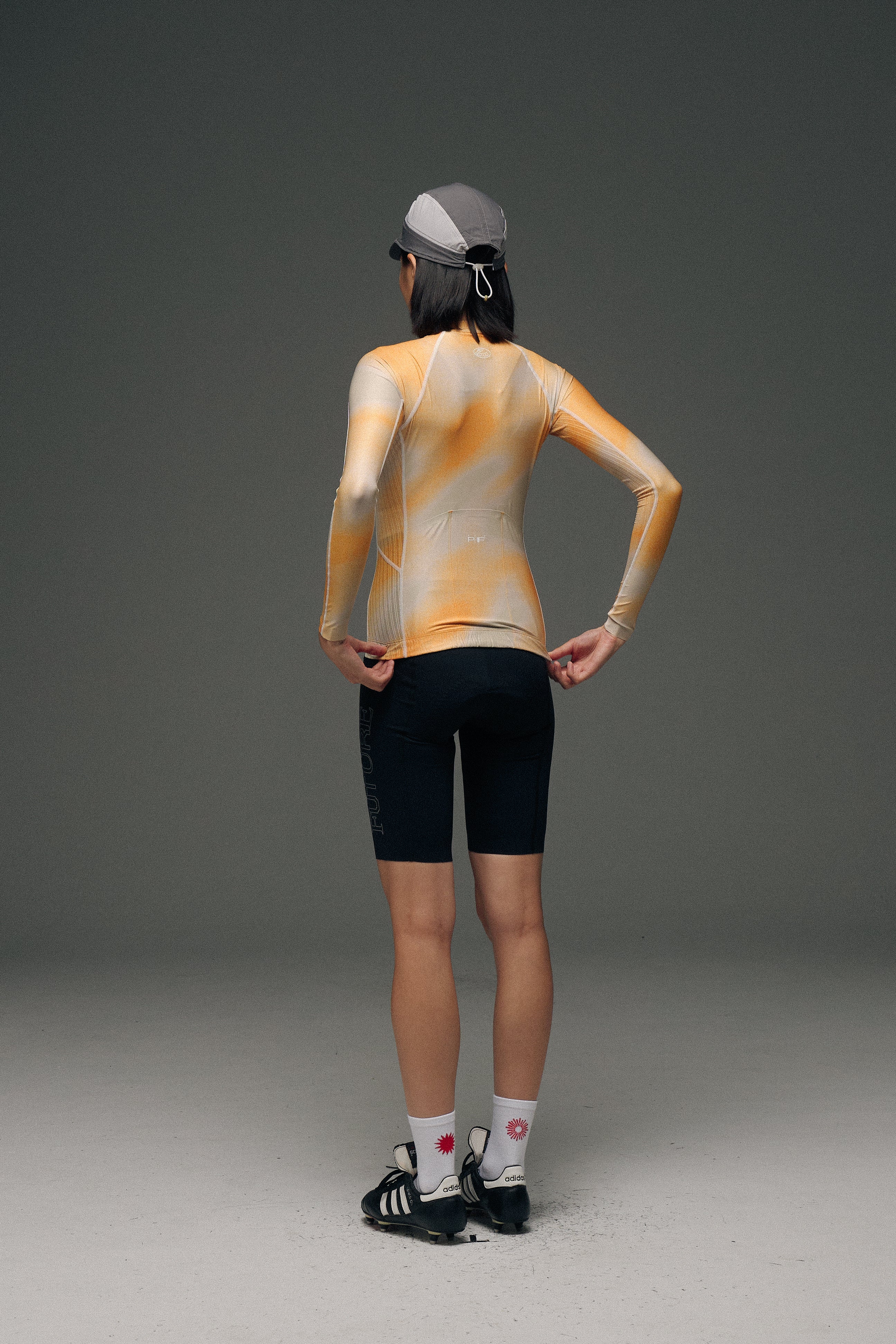 Women's Long Sleeve Timelapse Jersey (Orange)