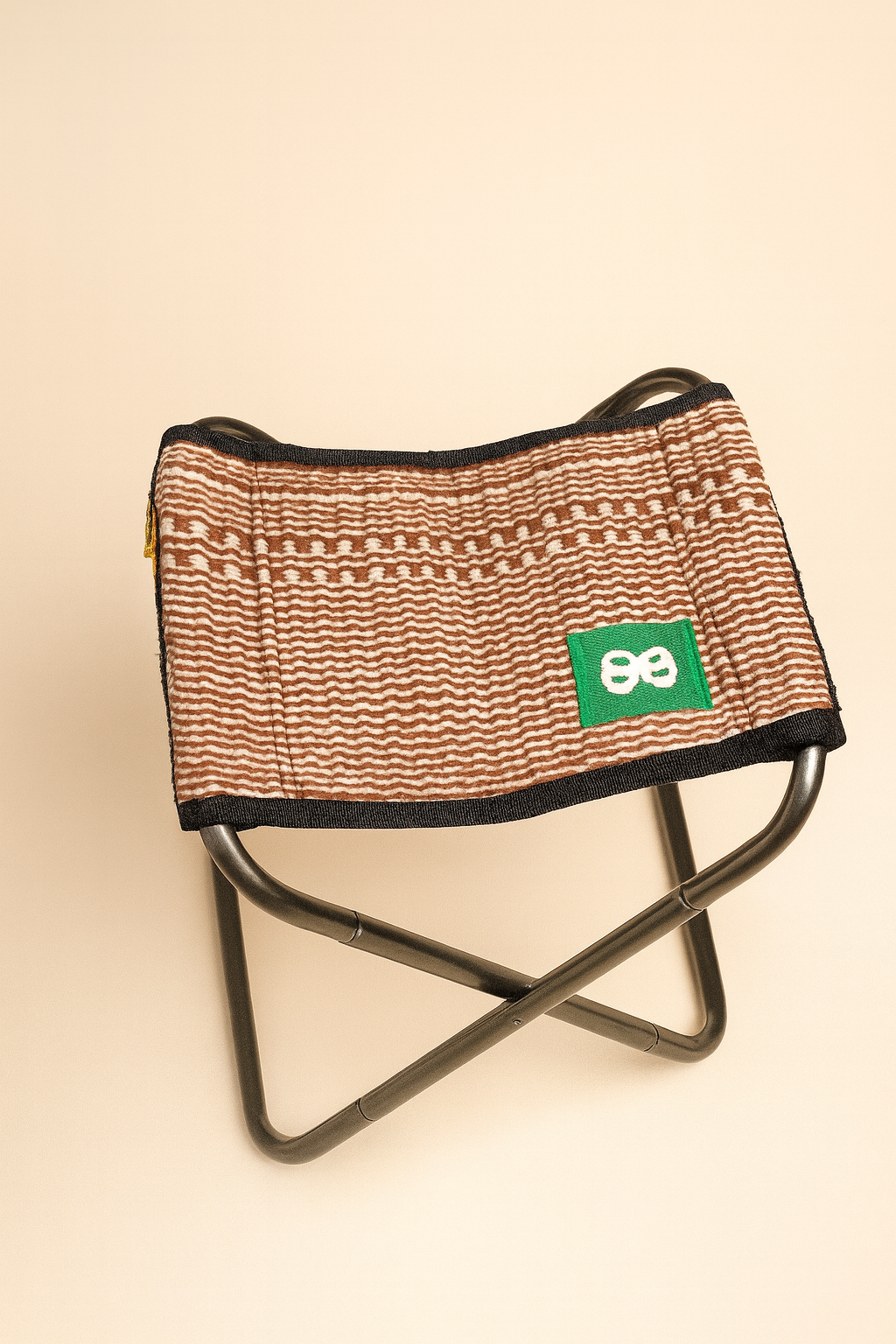 Wool-Knitted Camping Folding Stool