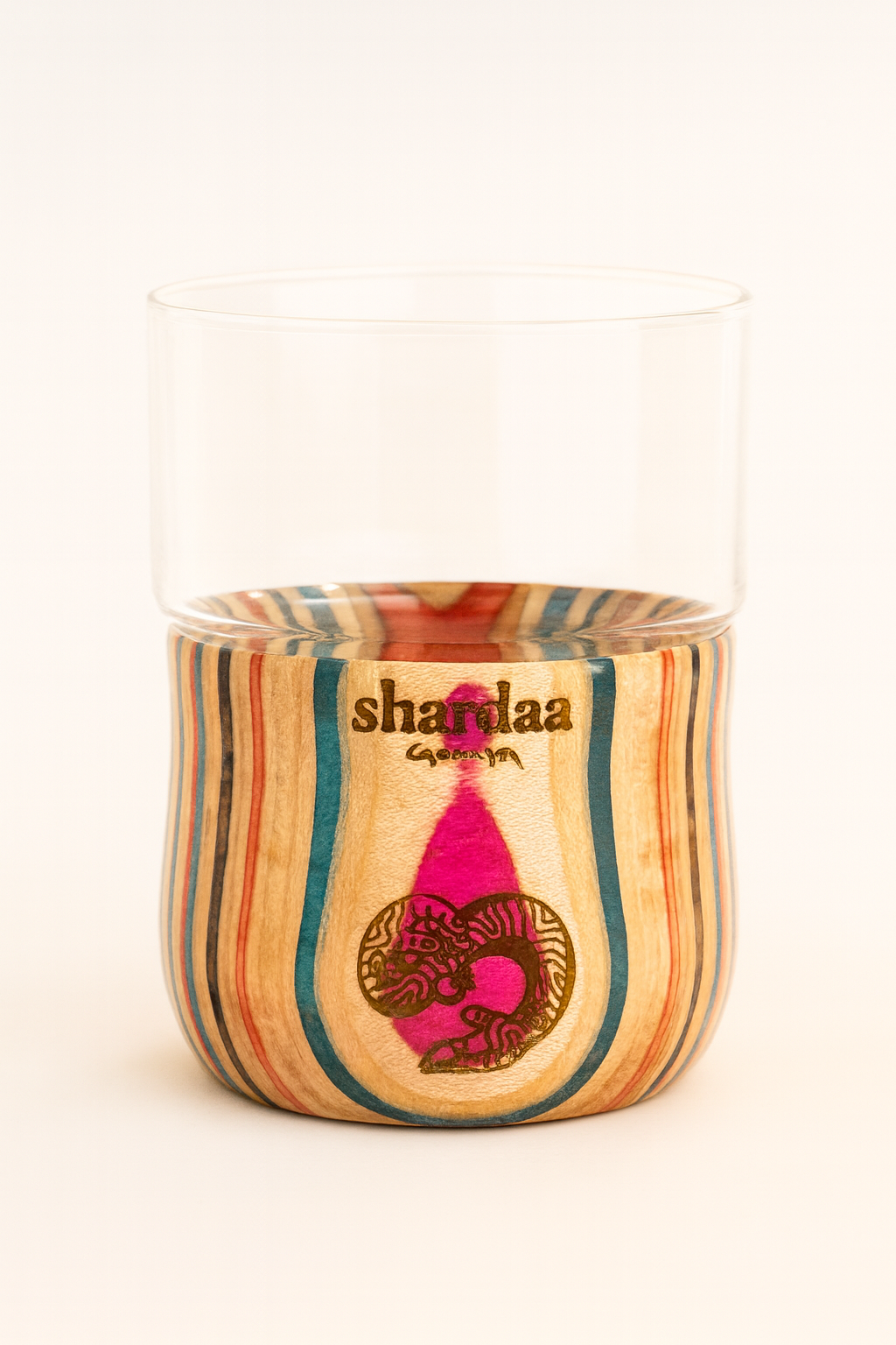 Upcycled Skateboard Glass Cup