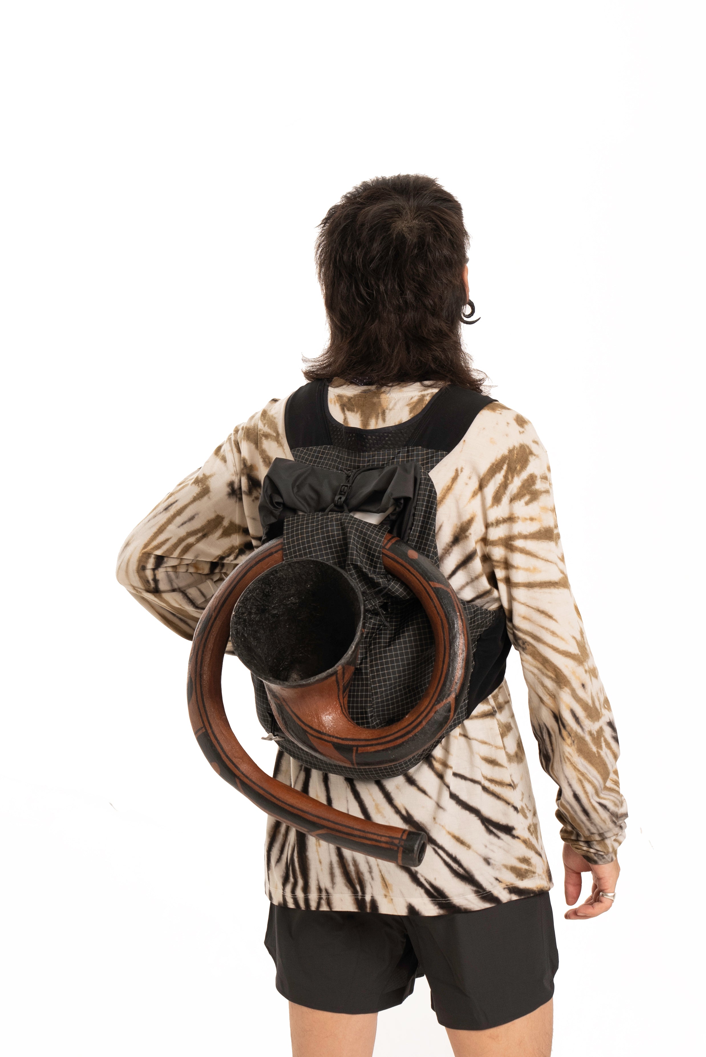 Merino Wool Tie Dye T-shirt (Chakana)