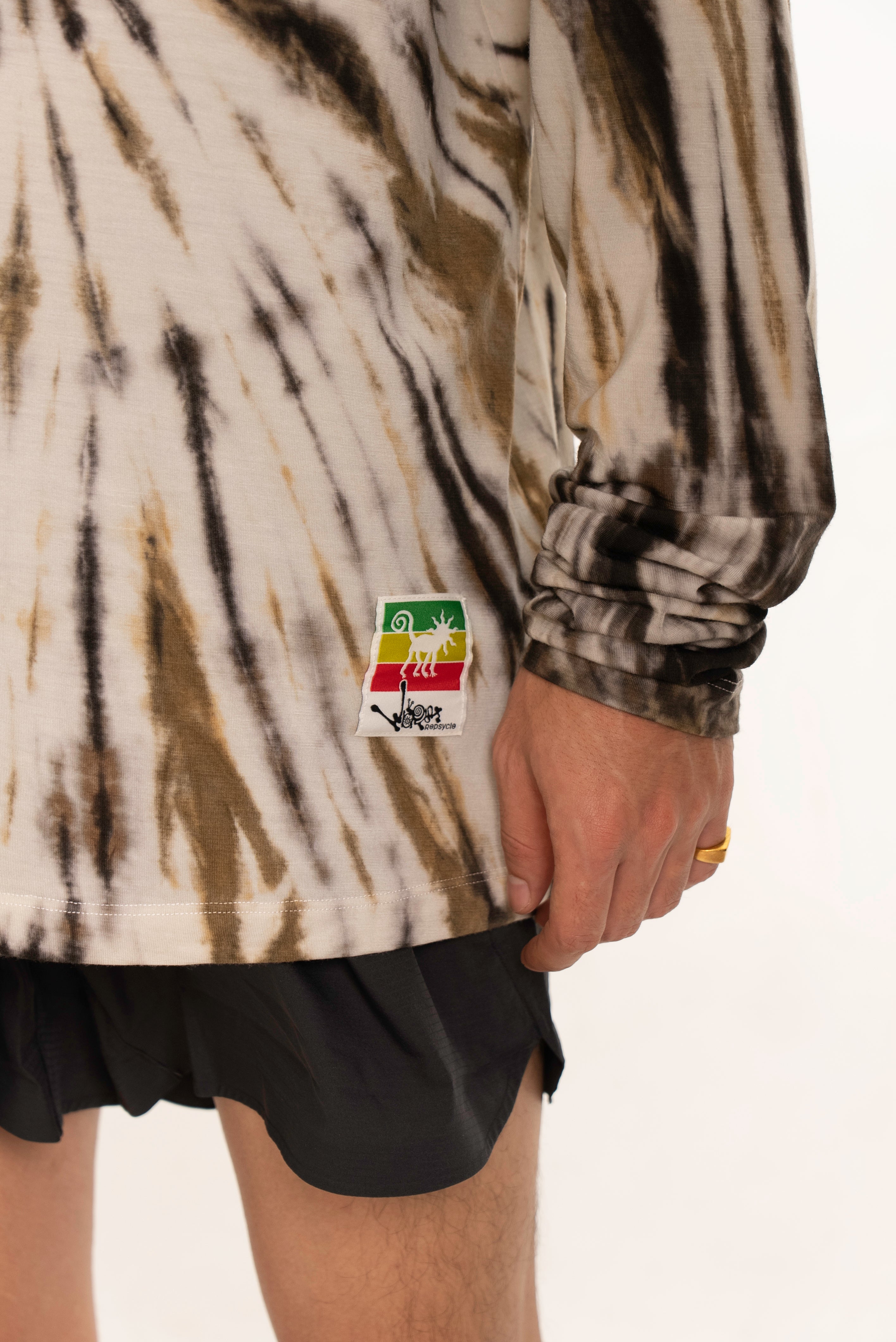 Merino Wool Tie Dye T-shirt (Chakana)