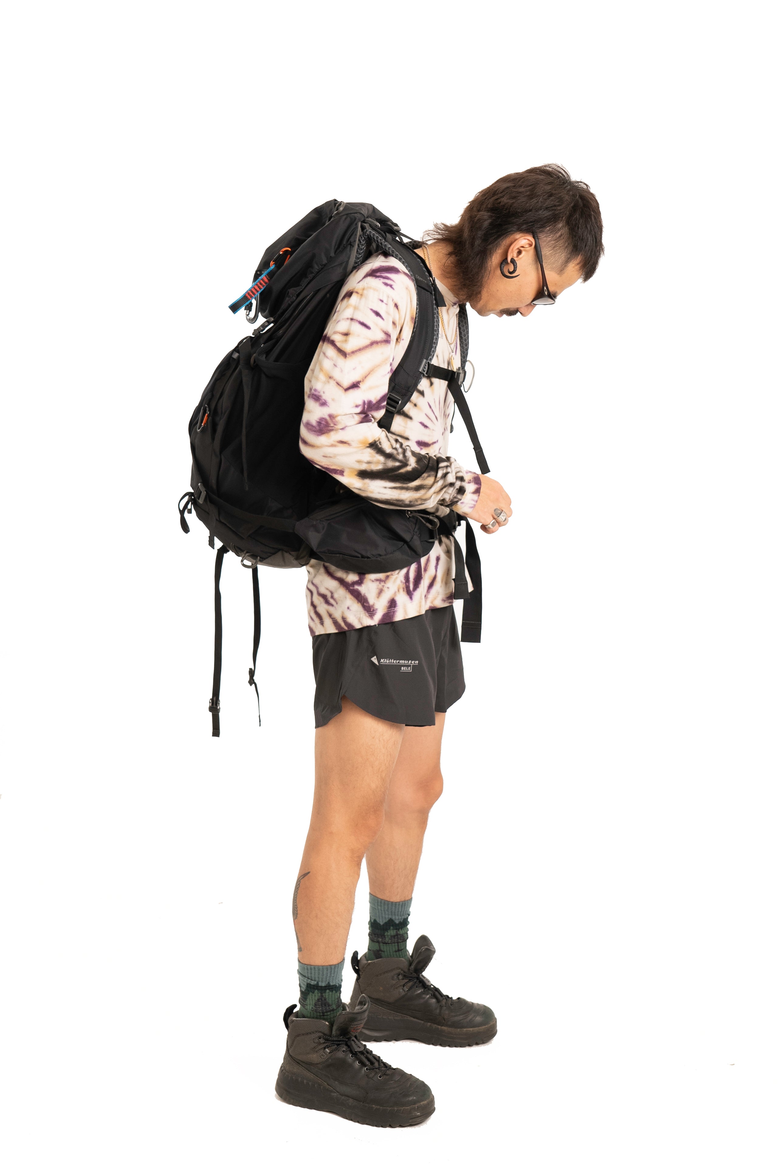 Merino Wool Tie Dye T-shirt (Datura)