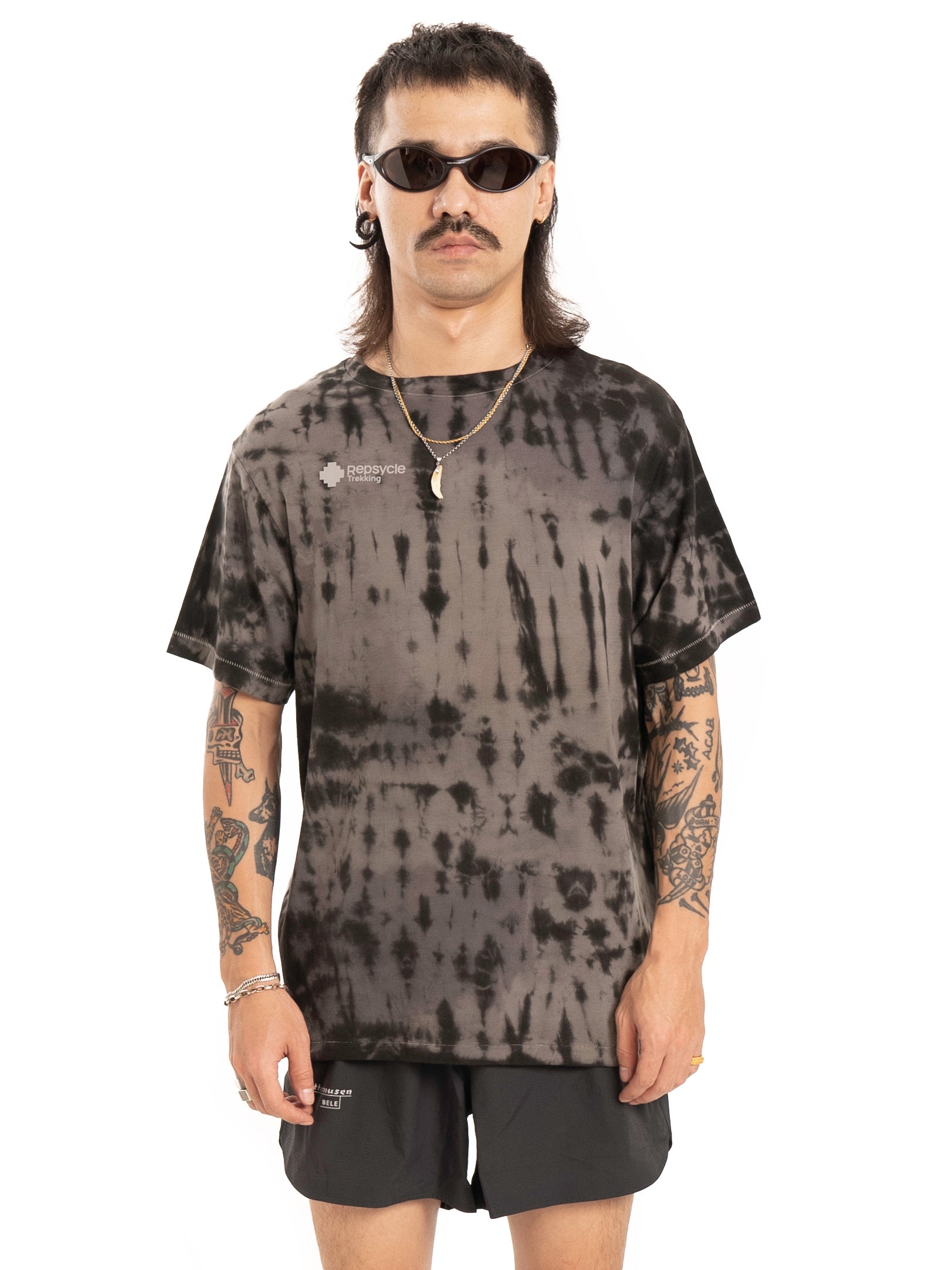 Merino Wool Tie Dye T-shirt (Paloma)