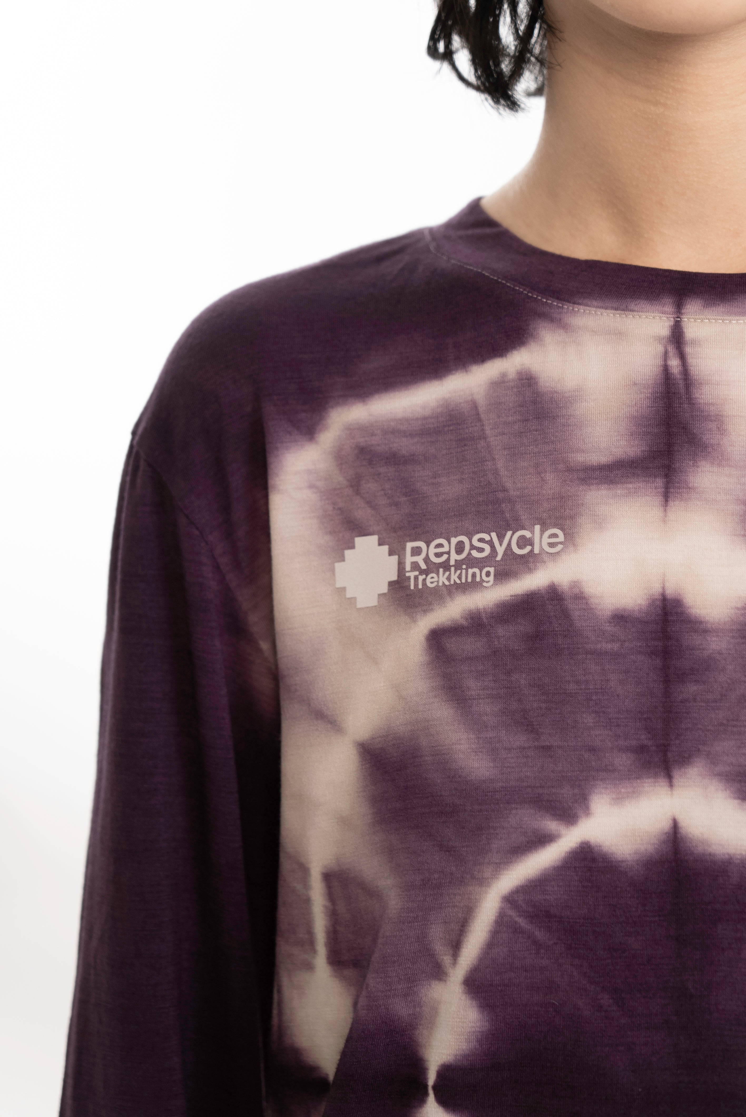 Merino Wool Tie Dye T-shirt (Chakra)