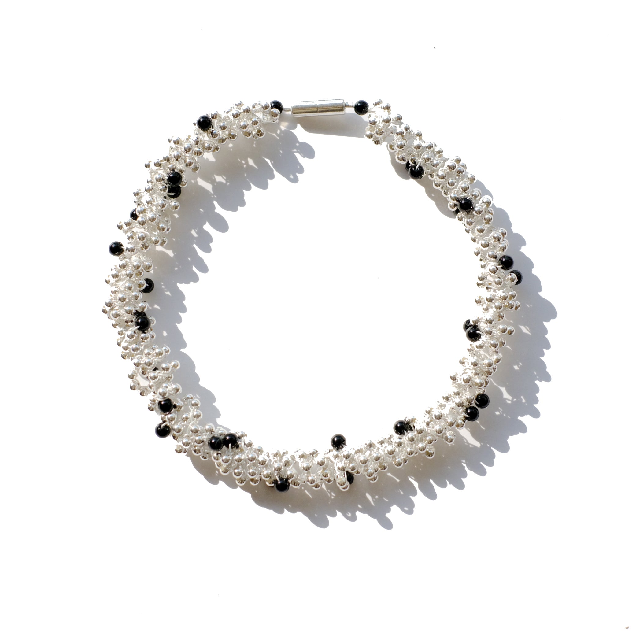 925 Silver Roe Wrapped Necklace