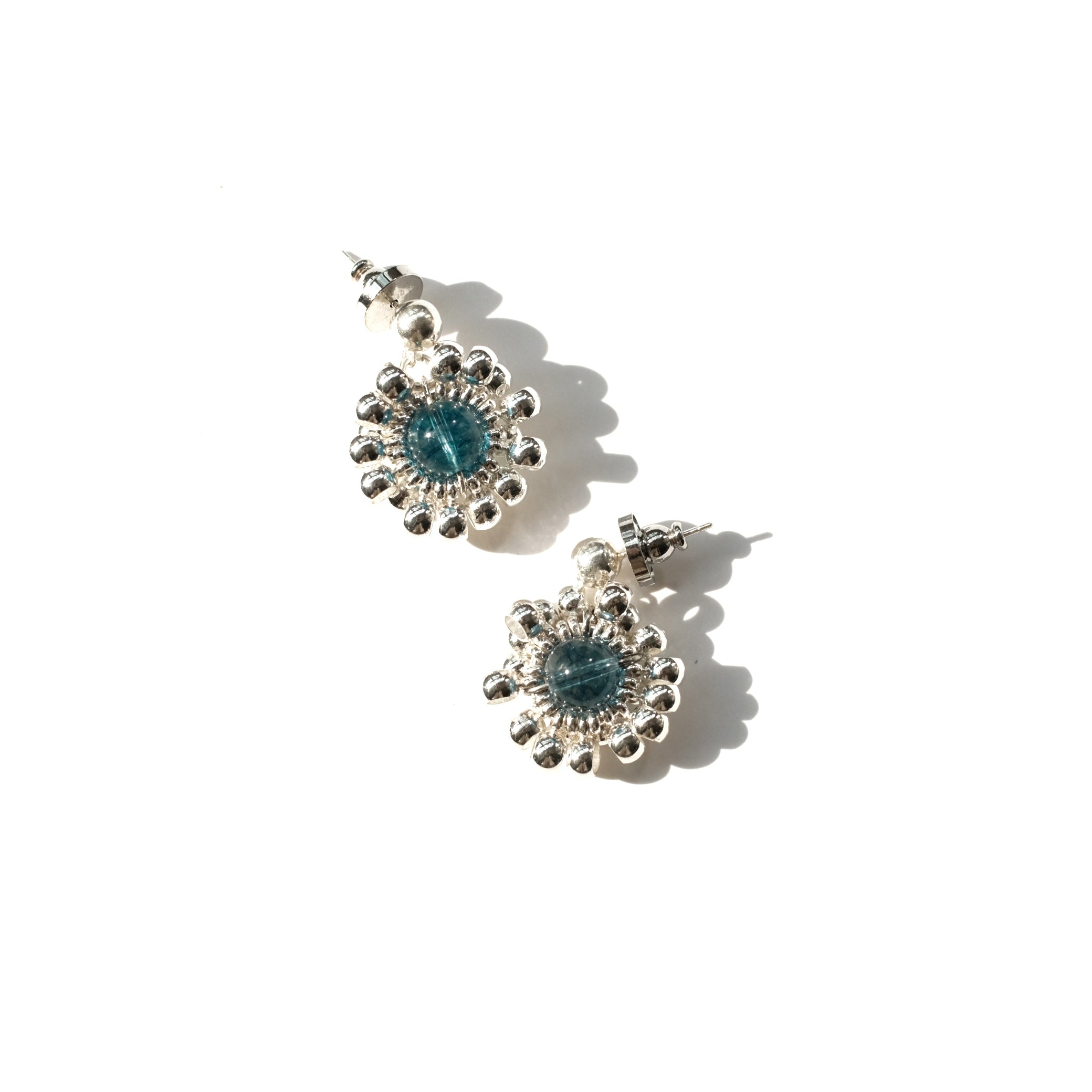 Sea Stone Flower Earrings