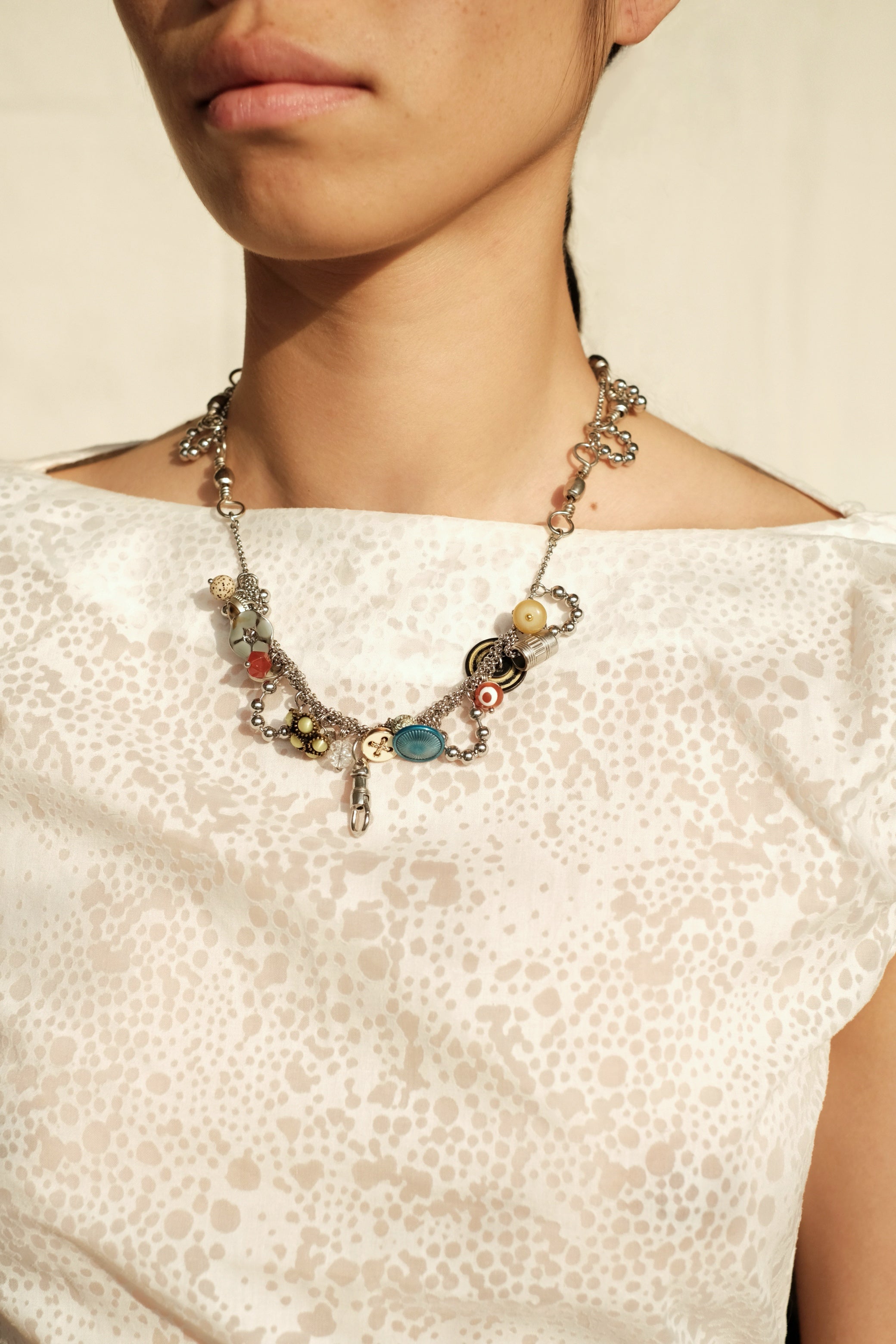 Multi-Element Woven Necklace