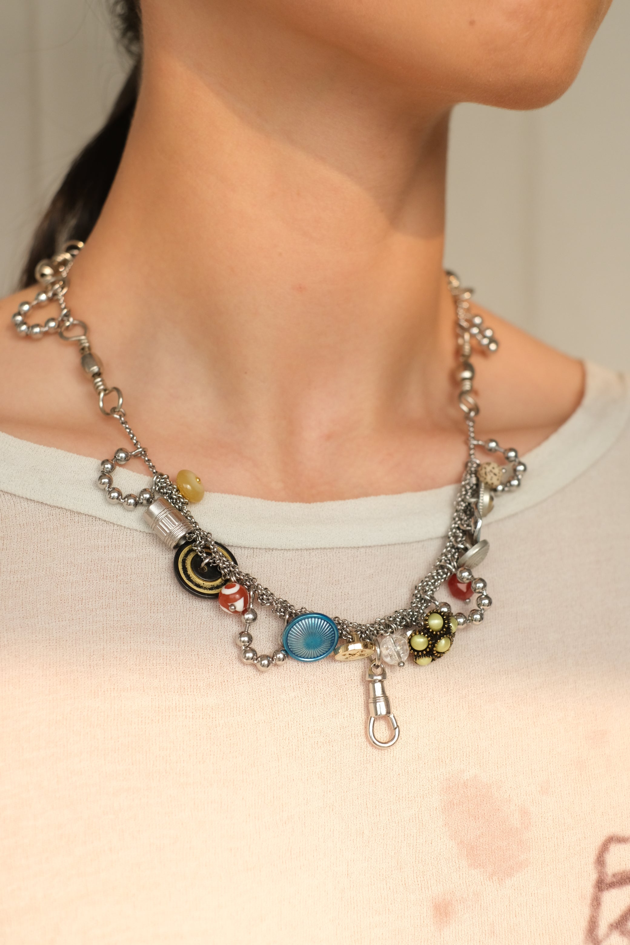Multi-Element Woven Necklace