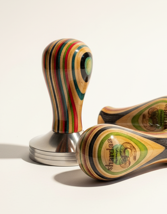 Upcycled Skateboard Coffee Tamper