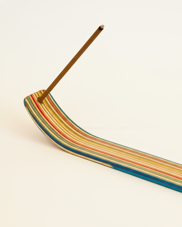 Upcycled Skateboard Incense Holder