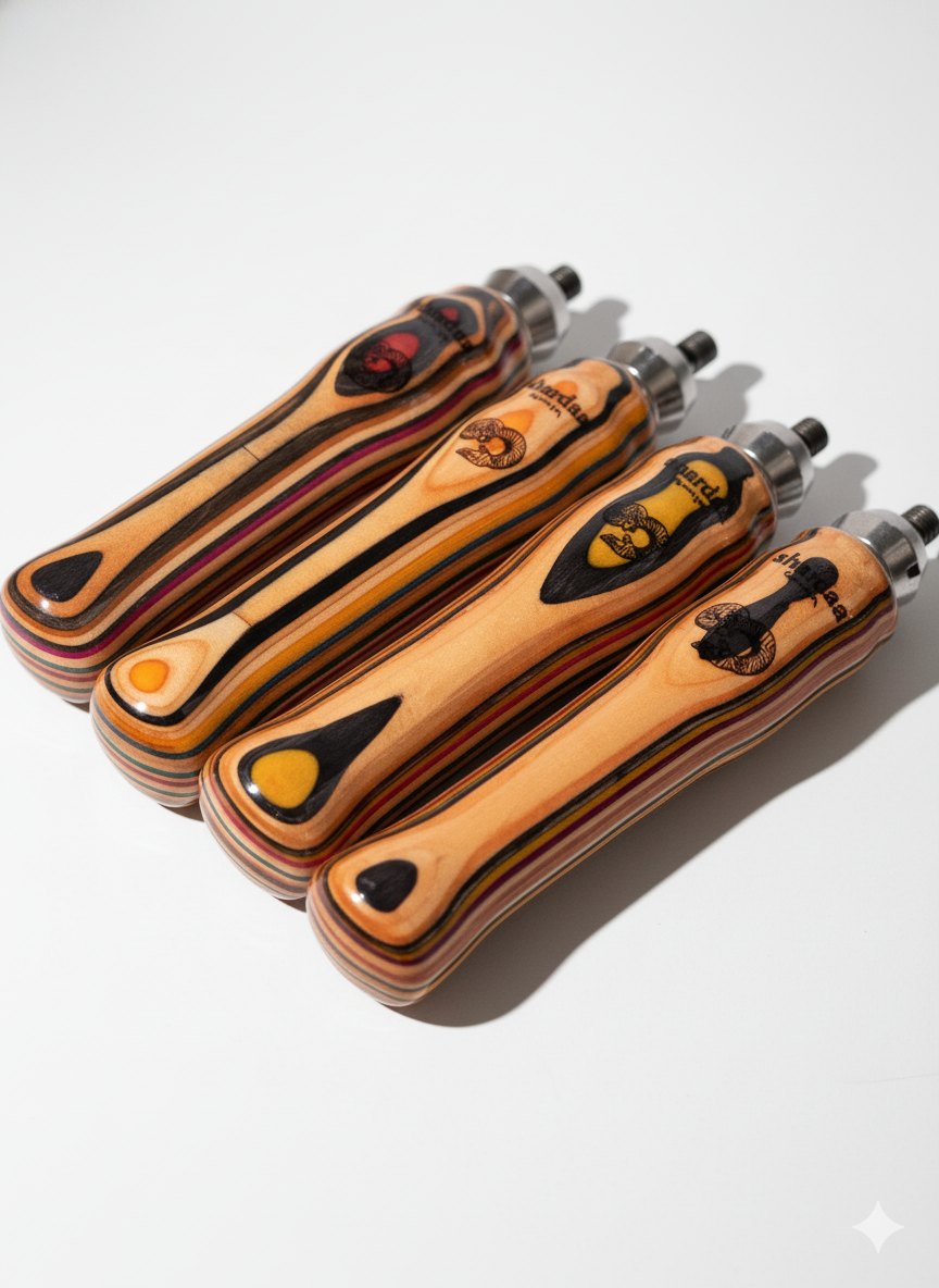 Upcycled Skateboard Coffee Portafilter Handle