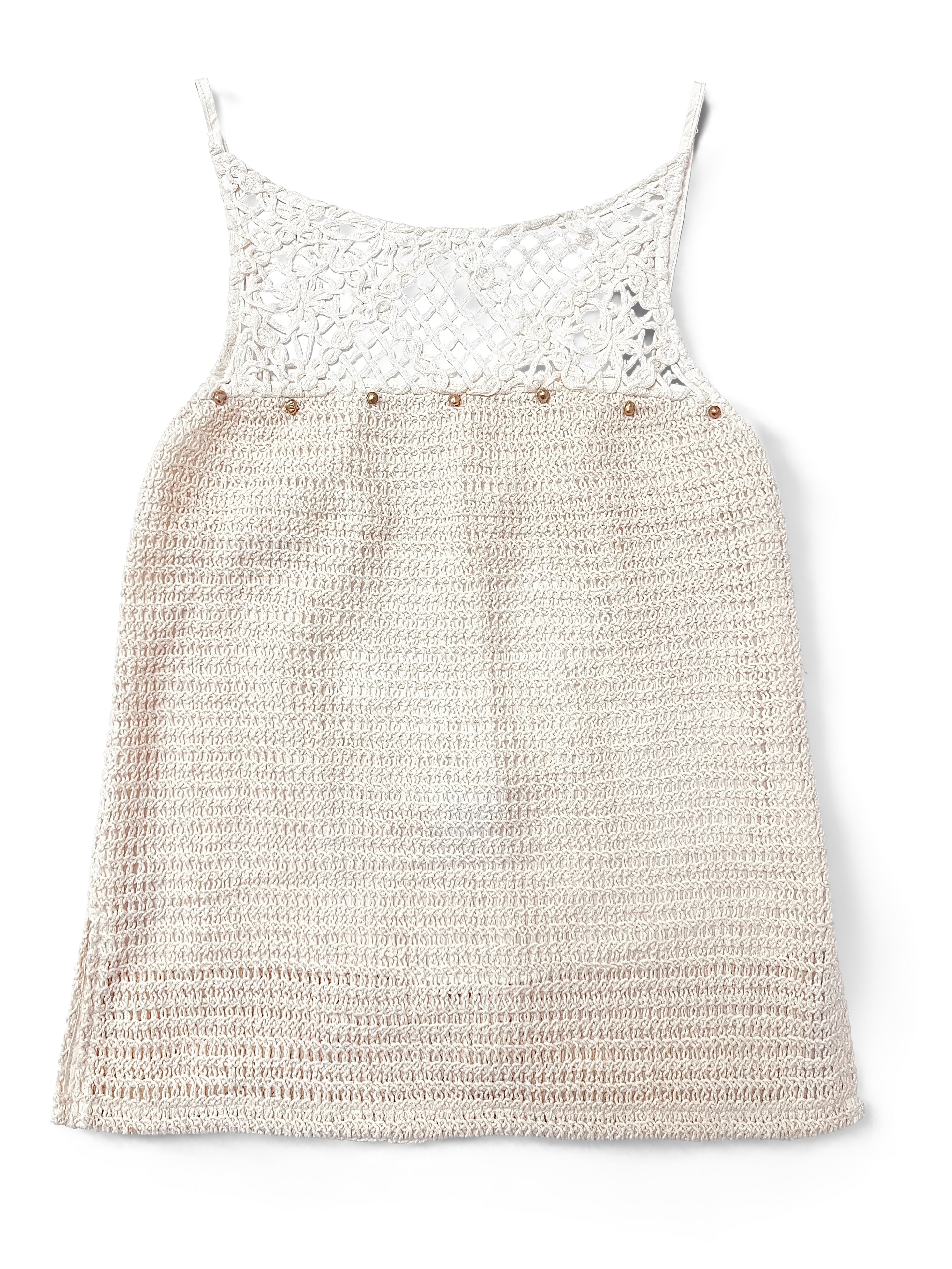 Crochet Patchwork Tank Top