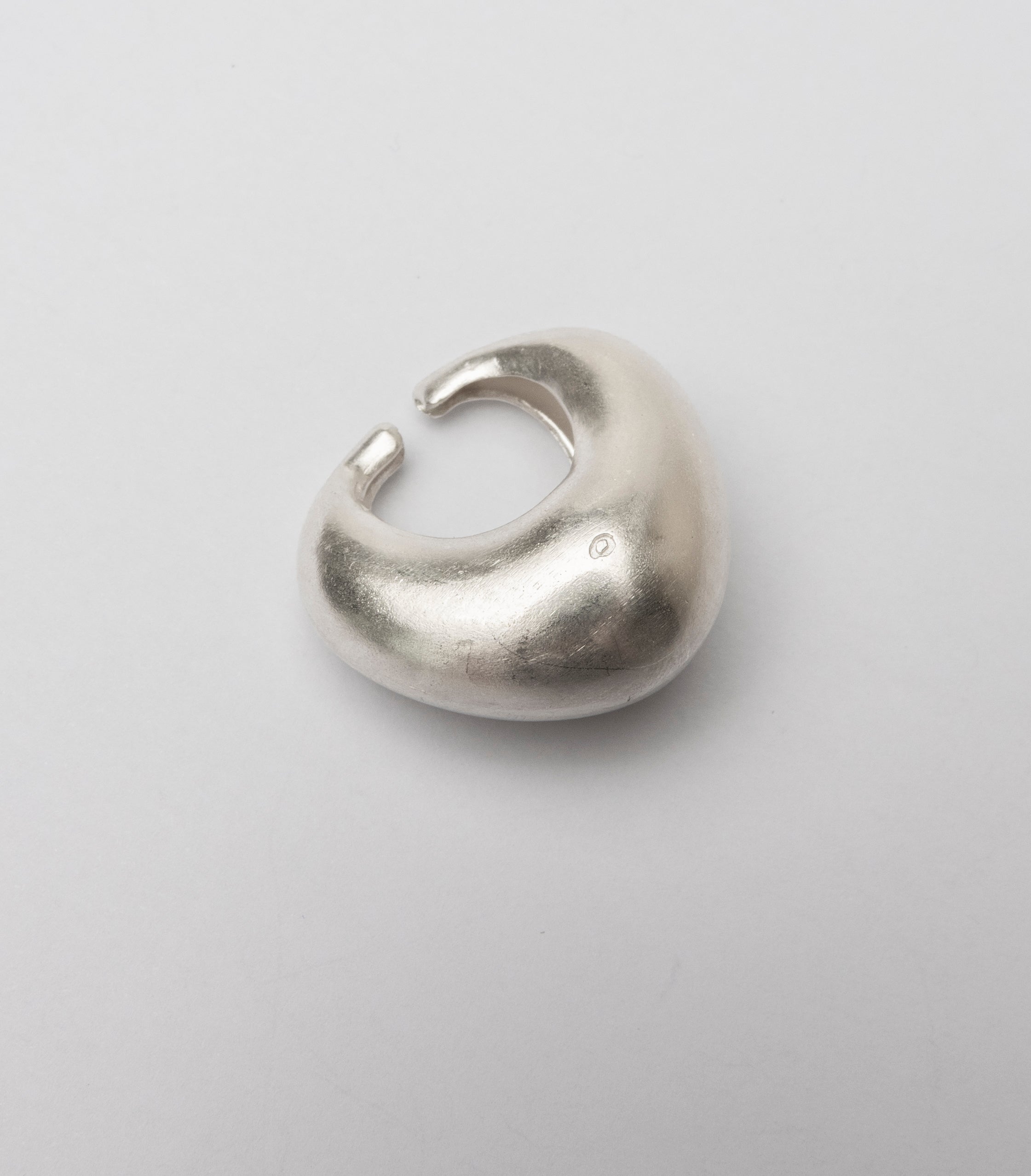 Sterling Baggy-Style Ear Cuff