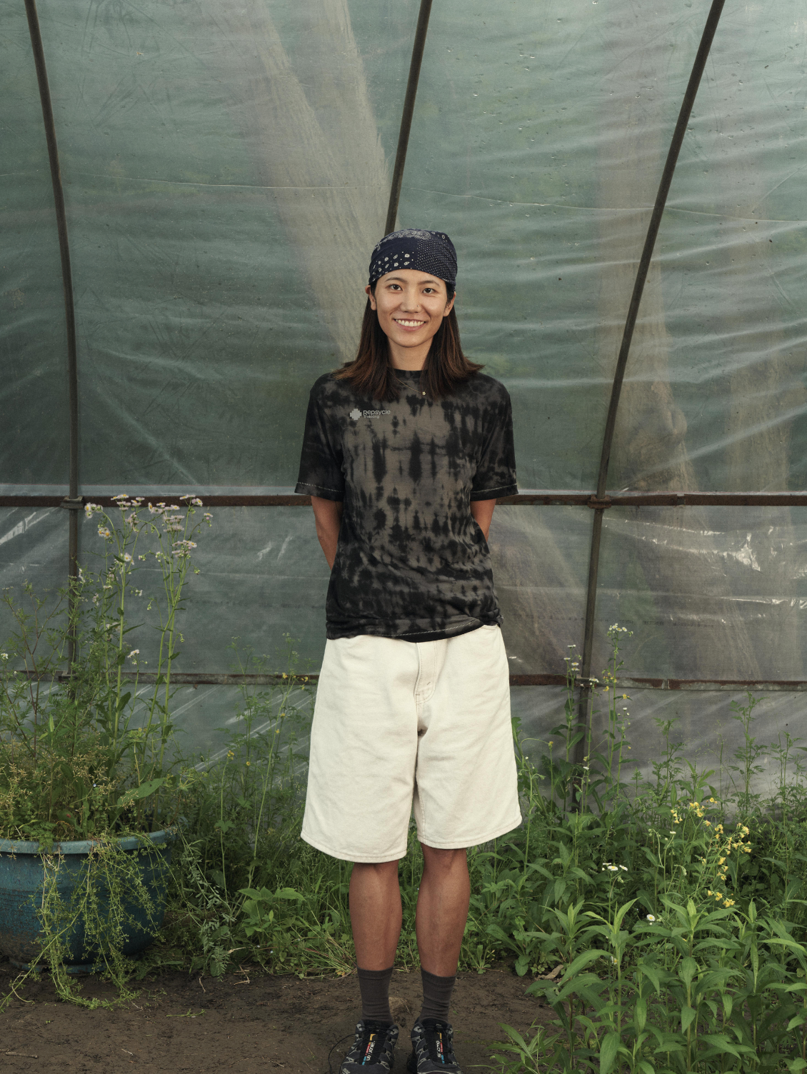 Merino Wool Tie Dye T-shirt (Paloma)