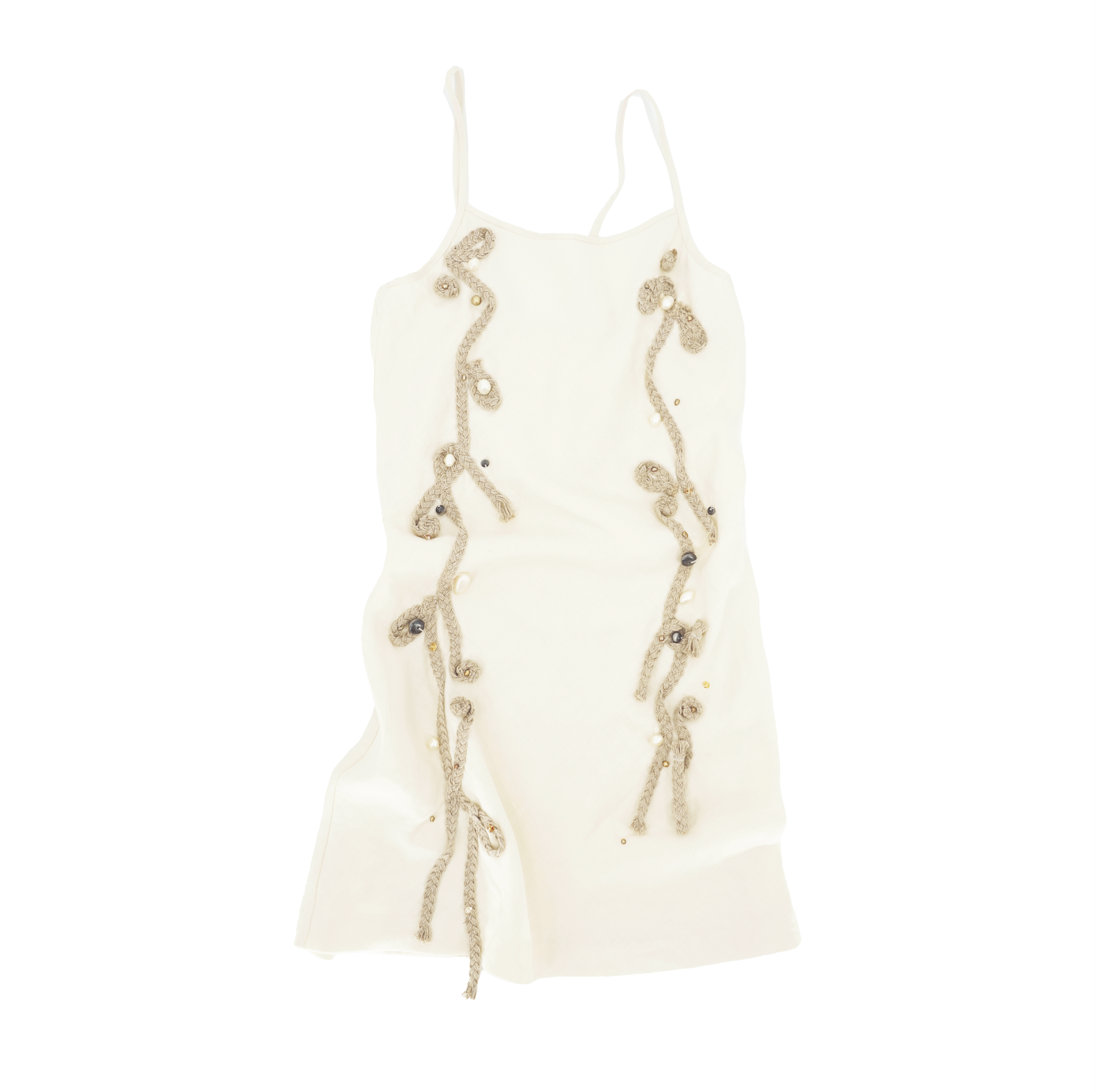 Linen Spaghetti Dress