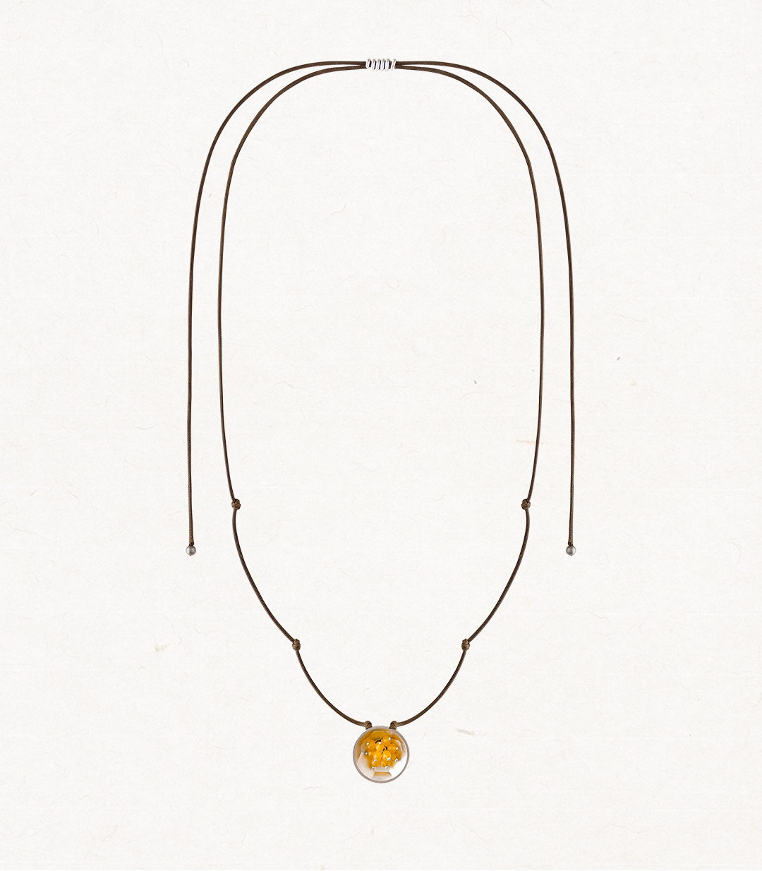 Yellow Agate Necklace