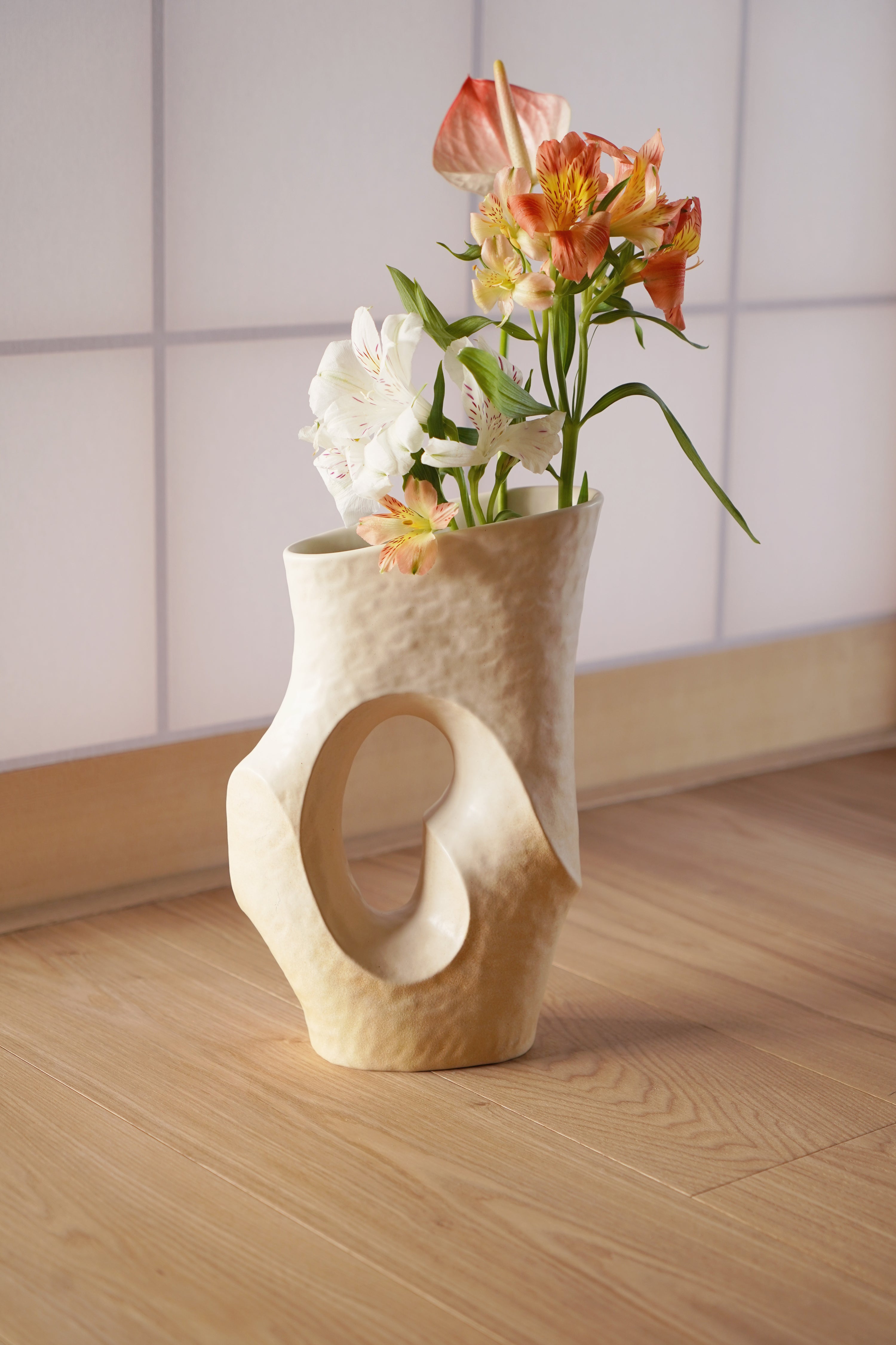 Wide Standing Vase